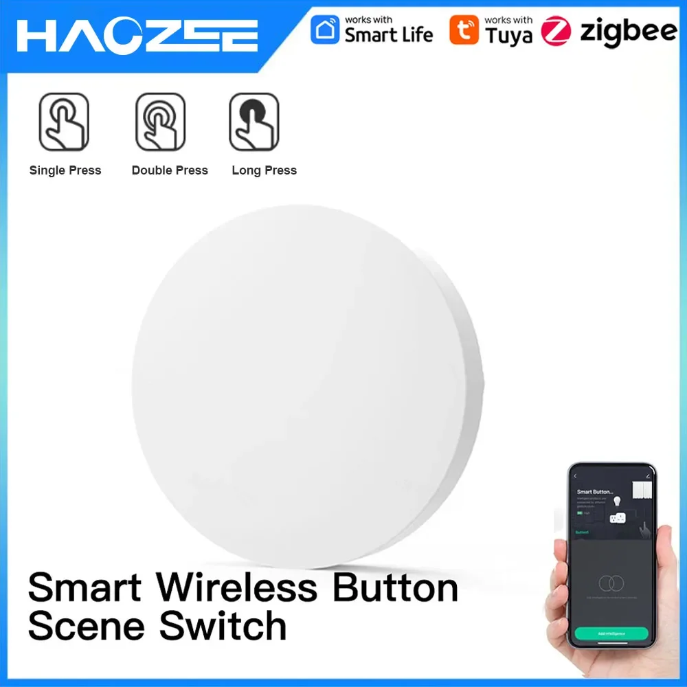 Tuya ZigBee Wireless Push Butt - огляд і ціна Smart Relay Tuya