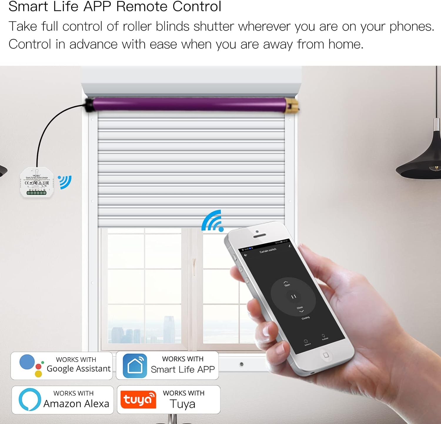Tuya WiFi Zigbee3.0 Smart Curt - огляд і ціна Tuya 4 Channel
