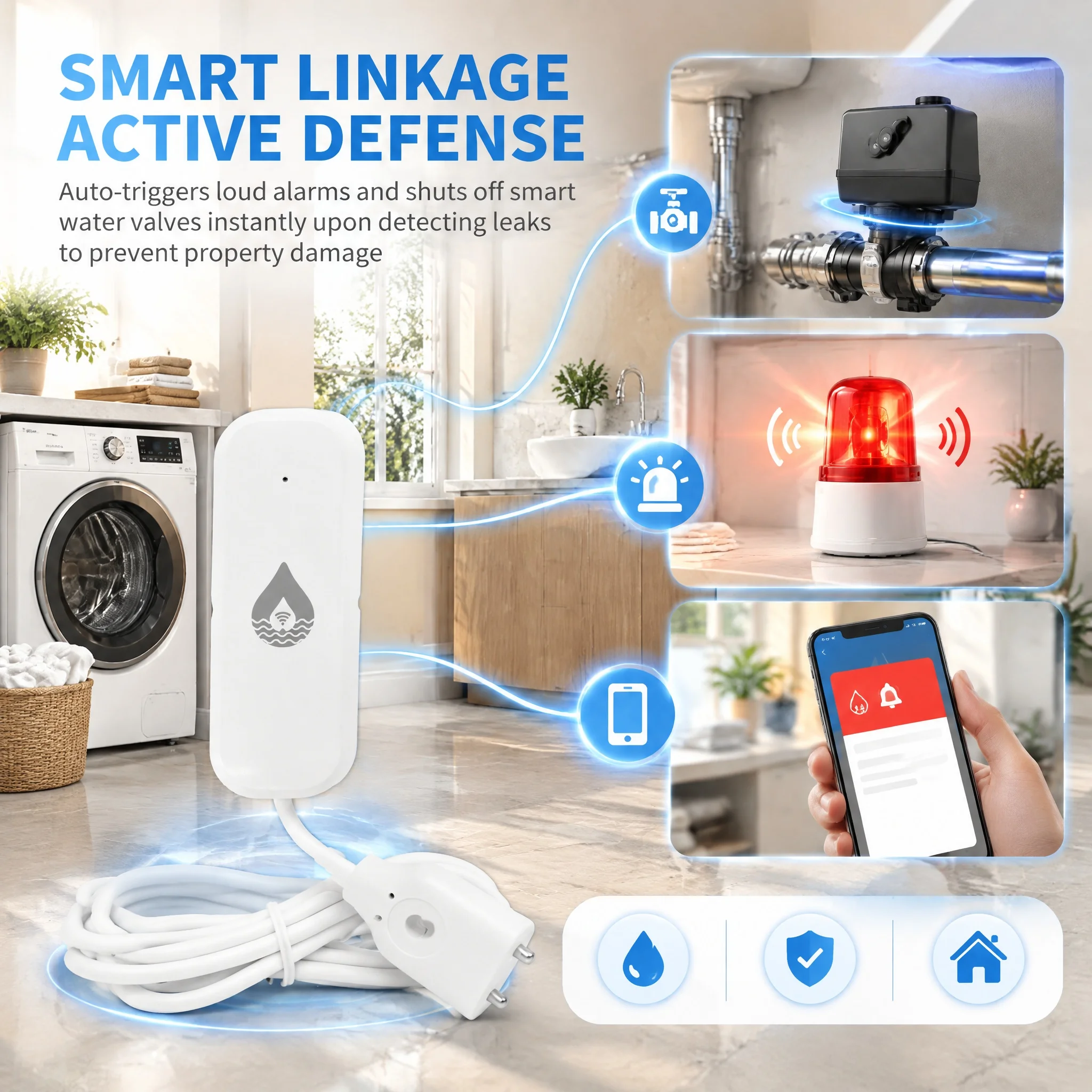 Smart WiFi Water Leak Detector - огляд і ціна Home Assistant Tuya
